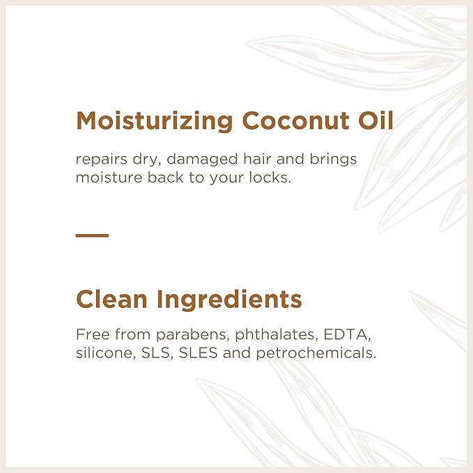 Soapbox Coconut & Shea Shampoo, Leaves Hair Feeling Soft, Shiny & Hydrated - Clean Ingredients Free of Harsh Chemicals, Sulfates, Parabens & Silicones - Hydrating Shampoo for Dry Hair - 33.8 oz Liter