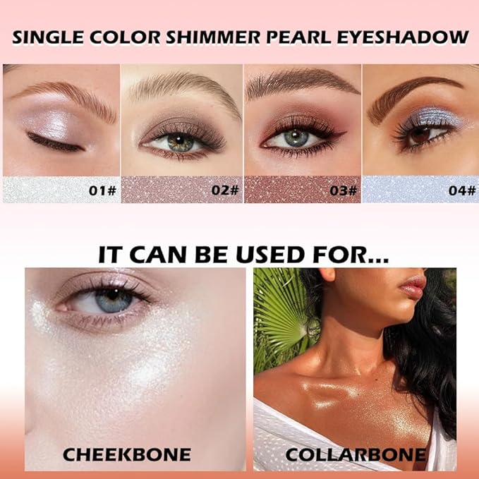 CAKAILA Red Brown Shimmer Single Eye Shadow Palette Makeup with Mirror,Neutral Powder Monochrome Eyeshadow for Older Women,Waterproof Long Lasting Naturing-Looking sombras para ojos