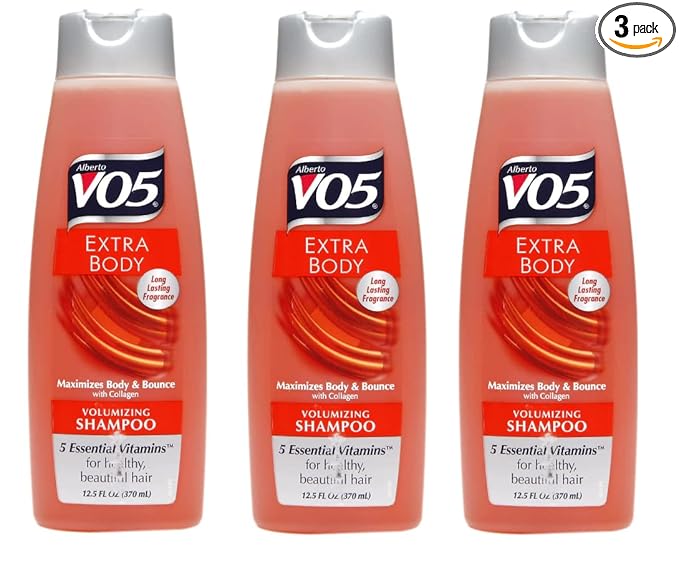 Alberto VO5 Extra Body Volumizing Shampoo, 12.5oz (Pack of 3) by Unknown