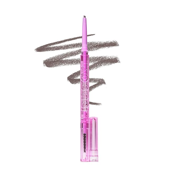 Kosas Brow Pop Eyebrow Pencil – Brow Pencil with Spoolie, Grey
