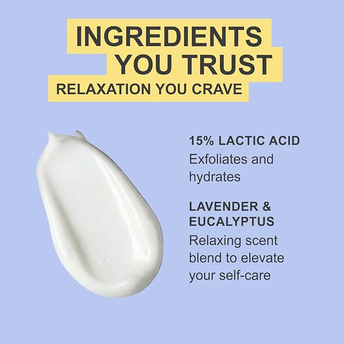Kerasal Intensive Foot Repair Cream with Lactic Acid, Lavender, & Eucalyptus, 4 oz