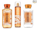 B & Body Works Warm Vanilla Sugar - Full Size Set - Shower Gel, Body Lotion, Fine Fragrance Mist