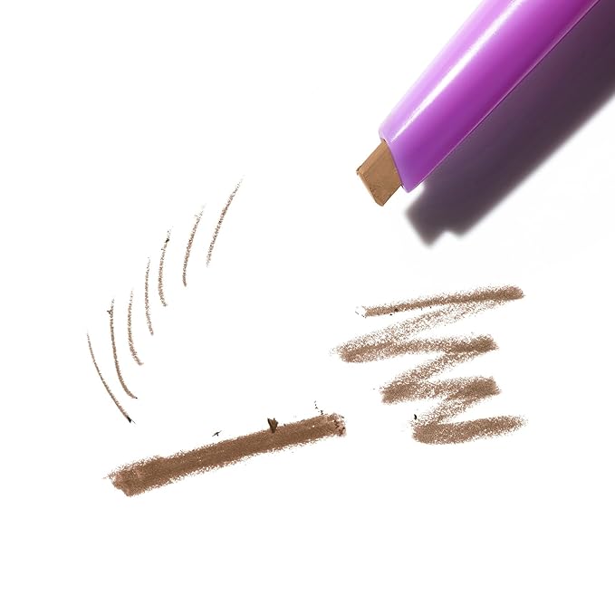 Kosas Brow Pop Eyebrow Pencil – Brow Pencil with Spoolie, Soft Brown