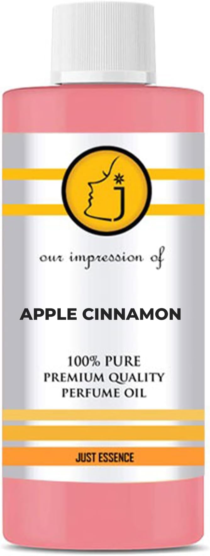 Just Essence Apple Cinnamon Fregrance Perfume Oil for Perfume Making, Personal Body Oil, Soap, Lotion, Candle Making & Incense | Premium Quality Undiluted & Alcohol Free | 16 Fl Oz