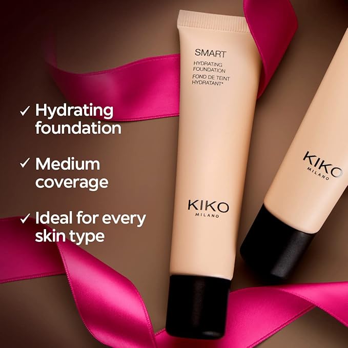 KIKO Milano Smart Hydrating Foundation 07 - Wb 05 | Moisturising And Evening Liquid Foundation