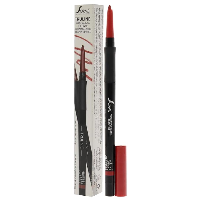 Sorme' Treatment Cosmetics Truline Mechanical Lipliner, Scarlet, 0.01 oz.