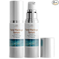 Sun Coast Sciences - Creamy Total Package Serum - Vitamin C Serum with Hyaluronic Acid & Peptides for Face - Hydrating Anti Aging Face Serum for Smoother, Firmer Looking Skin - 1 Fl Oz (Pack of 2)