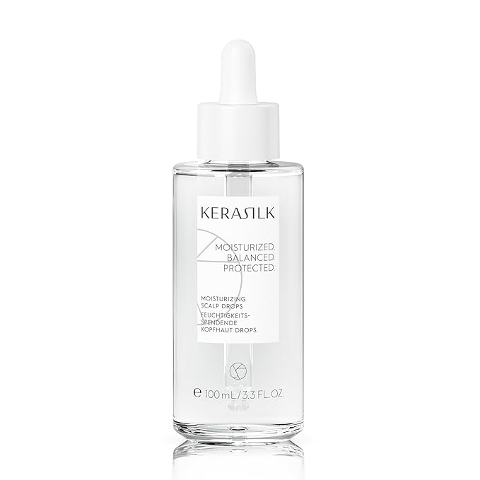 KERASILK Moisturizing Scalp Drops for Dry and Sensitive Scalps, 100ml