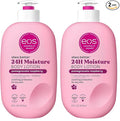 eos Shea Better Body Lotion Pomegranate Raspberry,24-Hour Moisture Skin Care,Lightweight & Non-Greasy,Natural Shea,Vegan,16 fl oz,(Pack of 2)