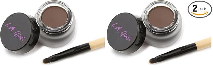 L.A. Girl Gel Liner Kit, Brown GEL724 (Pack of 2)