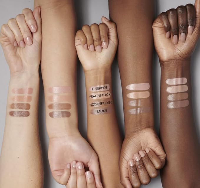 MAC Ximal Sleek Satin Lipstick - 836 Fleshpot (Warm light beige flesh tone like nude) .12 Oz / 3.5 g