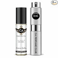 CA Perfume Duo Impression of Decibel For Men Perfume Layering Set Mens Cologne Long Lasting Travel Size EDP + Body Oil Roll-On Bottle 0.27 Fl Oz+0.33 Fl Oz