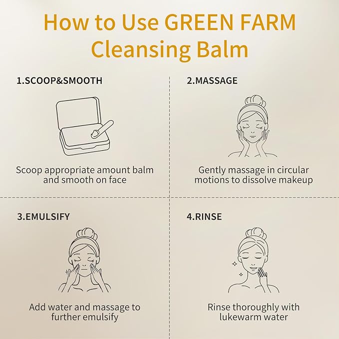 Makeup Remover Cleansing Balm - Olive Oil Based Cleanser for Face&Body - Melts From Balm to Milky Lather-For All Skin Types, 3pcs