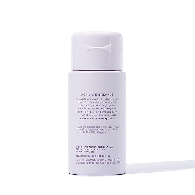 Karuna Hydrating Face Toner Anti Aging with Red Ginseng, Niacinamide & Paper Mulberry Exfoliating Facial Toner for Pore Minimization & Brightening Benefits for All Skin Types 150 ml