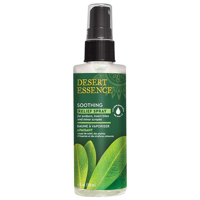 Desert Essence Tea Tree Relief Spray, 4 Ounce -- 6 per case.