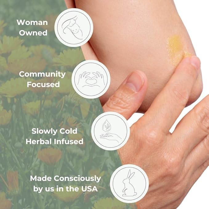 Ora's Amazing Herbal Foot Care Butter, Heel Balm, Foot Balm, Repair Cream for Dry Cracked Heels & Feet (8 oz)