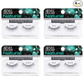 Ardell False Eyelashes - Sexies, Black, Lightweight, Reusable Strip Lashes for a Soft and Natural Look, 4 Pack