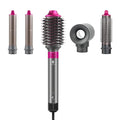 Hair Dryer Brush, webeauty 5 in 1 One Step Professional Hot Air Brush Set for Fast Drying, Curling Drying, Straightening Combing, Hair Styler [Ceramic Coating] [Negative Ion] 110000 RPM (Red)