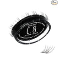 Lashify Curl 8mm Gossamer Eyelash Extensions Refill, Black, DIY False Lashes for a Natural Look