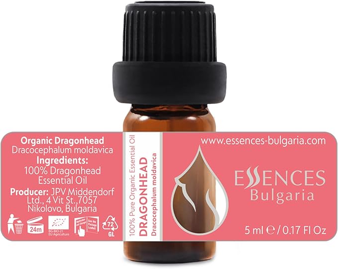Set Glowing Skin Organic Essential Oils | Helichrysum + Moldavian Dragonhead + St. John's Wort | 100% Pure and Natural | Undiluted | Therapeutic Grade | Non-GMO | (3 pcs x 5 ml)