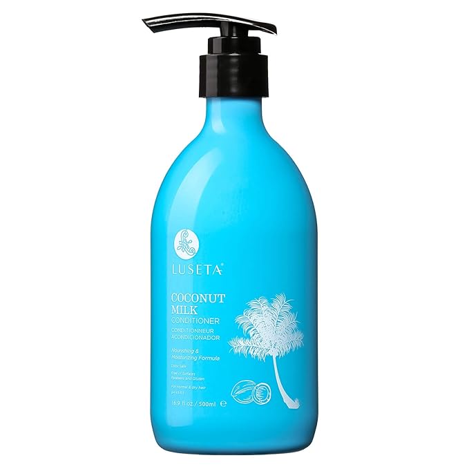 Luseta Coconut Milk Conditioner, Nourishing & Moisturizing Hair, Sulfate & Paraben Free, Keratin & Color Safe, 16.9oz Each