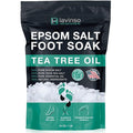 Tea Tree Oil Foot Soak with Epsom Salt - Made in USA - for Toenail Health, Athletes Foot, Stubborn Foot Odor, Softens Calluses & Soothes Sore Tired Feet - 1 LB