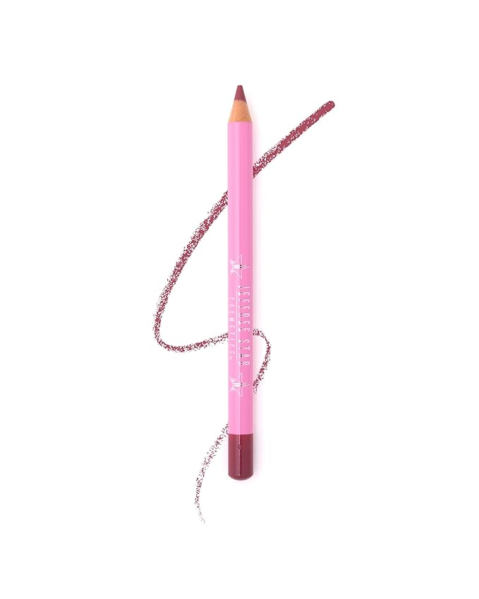 Jeffree Star Cosmetics Velour Lip Liner, Creamy Formula, Satin Finish, Long-Lasting, Peptide Complex, Mineral Oil-Free, Vegan & Cruelty-Free (Androgyny)