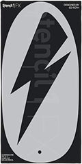 Stencil1FX - Lightning Bolt Eye Makeup Stencil for Costumes, Dress Up, Halloween, Cosplay, Face Painting, Raves, Festivals, Parades, Parties
