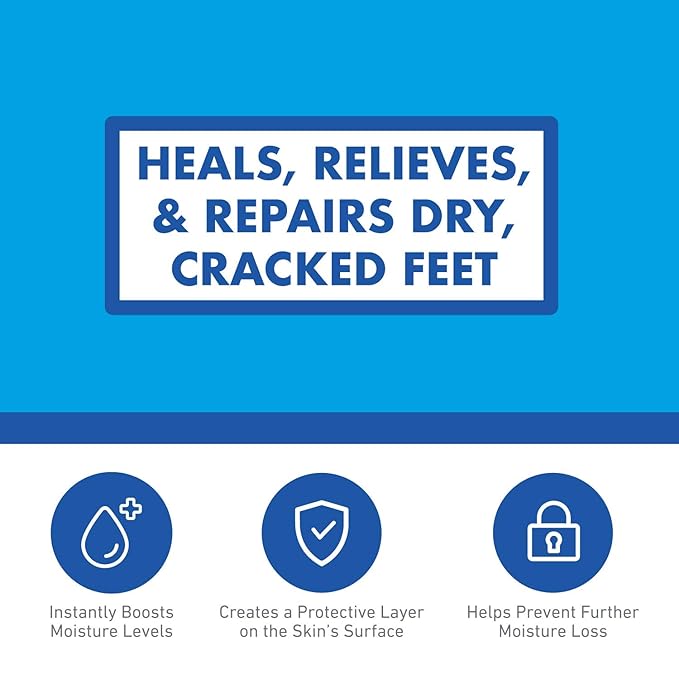 O'Keeffe's K0280004-4 Healthy Feet Foot Cream Tube (4 Pack), 3 oz