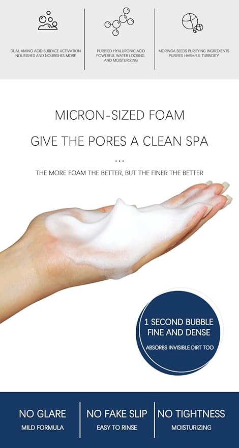 XMEECOS Rose Foam cleanser Rose Repair Cream Cleansing Mousse Make Up Remover Face Wash Cruelty Free (Aloe Vera)