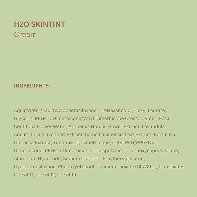 Pixi H2O SkinTint | Tinted Face Gel Moisturizer | Lightweight Hydrating Coverage with Hyaluronic Acid | Evens Skin Tone & Reduces Redness | Oil-Free Dewy Finish | Cream | 1.2 fl oz