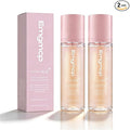 Sheer Setting Mist Sunscreen SPF 50, Broad Spectrum Shimmering Body Oil Mist for Face & Body, Hydrating Makeup-Friendly, Reef-Safe, Non-Greasy & Weightless Fast Drying for Dewy Finish (2pc)