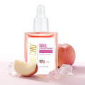 CHUCHU Vegan Cuticle Oil for Nails: Peach Jojoba Nail Cuticle Oil with Vitamin B & E for Moisturizes Cuticle and Nail's Skin - Prevents Hangnails and Chapped 15ML