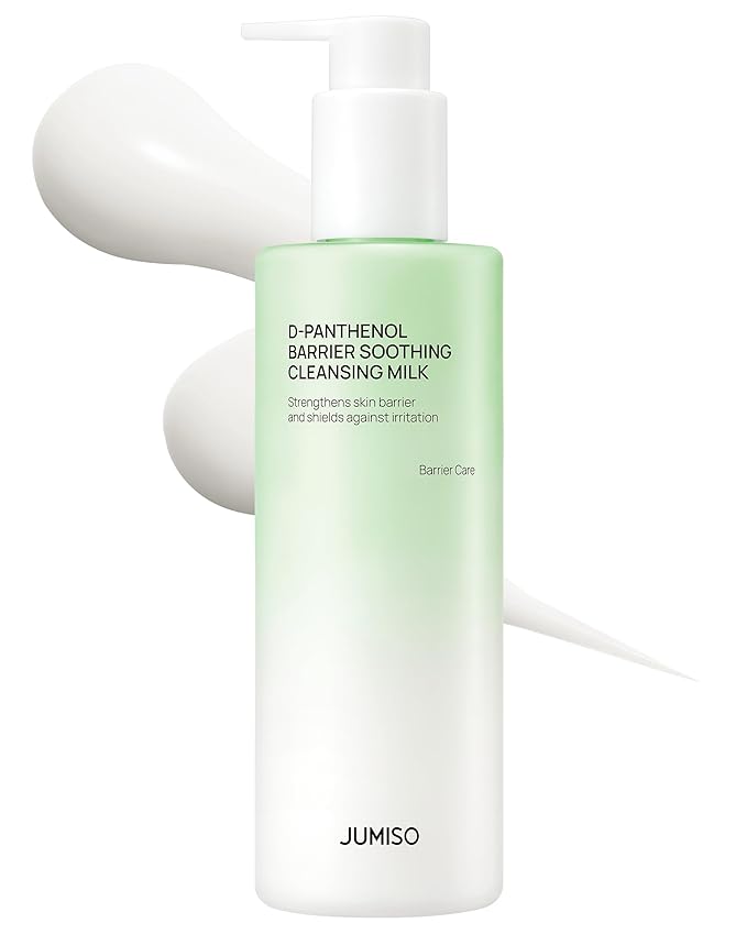 JUMISO Ceramide Cleansing Milk for Sensitive Skin – D-Panthenol Soothing Face Wash, Melts Sunscreen & Makeup – No Double Cleanse Needed, Ophthalmologist Tested, Tear-Free – Fragrance-Free, 10.14 fl oz