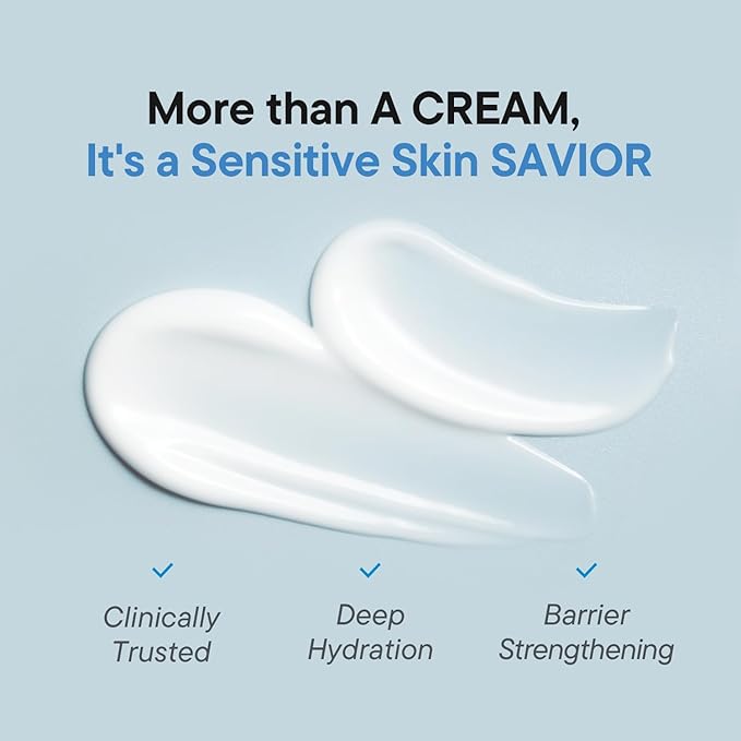 IUNIK Beta-Glucan Non-Sticky Deep Moisture Hydration 3x Barrier Cream Day&Night Moisturizer Quick Absorption Barrier Strengthening for Sensitive Dry Skin with Shea Butter Panthenol Korean Skincare