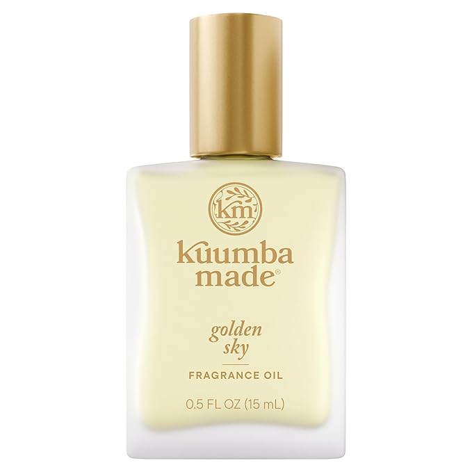 Kuumba Made Golden Sky Fragrance Oil, Long-Lasting Scented Oil Perfume Roller, Vegan, Alcohol-Free, 0.5 Fl Oz Fl Oz