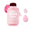 Jelly Blush for Checks,Eyes & Lip Stain 3-in-1 Long-Lasting Hydrating Jelly Tint Lightweight Sheer Blush Buildable Color Lip Tint Face Blushes Makeup# Berry Red