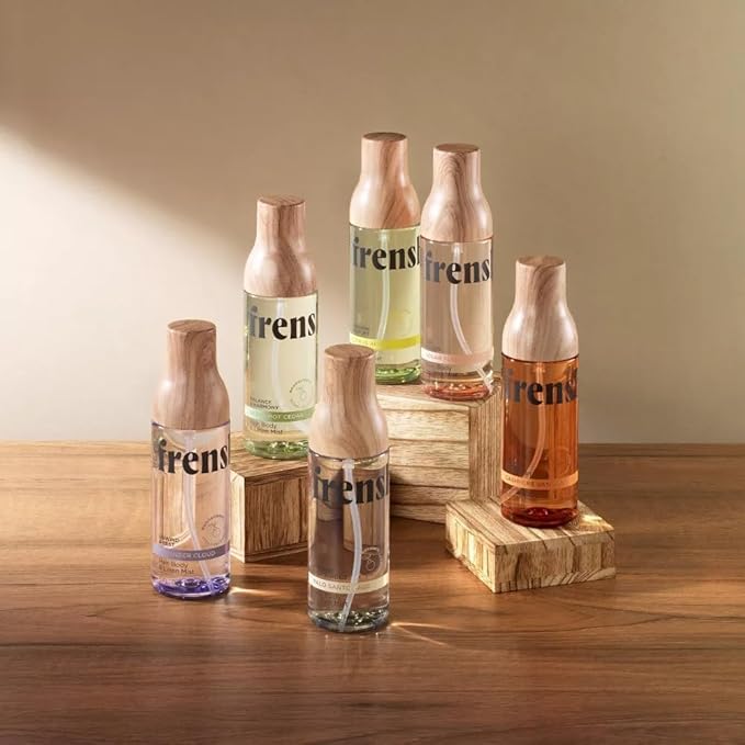 𝐁𝐞𝐢𝐧𝐠 𝐅𝐫𝐞𝐧𝐬𝐡𝐞 Palo Santo Sage for Women's Hair, Body & Linen Mist Body Spray with Essential Oils - 5 FL OZ (Pack 01)