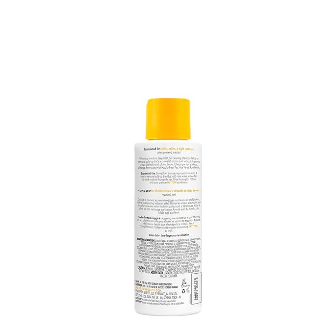 PATTERN Beauty by Tracee Ellis Ross Mini Cleansing Shampoo w Matcha Green Tea for Curls & Coils 3 fl oz