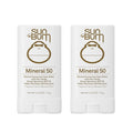 Sun Bum Mineral Spf 50 Sunscreen Face Stick Vegan and Hawaii 104 Act Compliant (Octinoxate & Oxybenzone Free) Broad Spectrum Natural Sunscreen With UVA/UVB Protection 2 Pack
