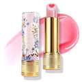 Tinted Lip Balm with Colorful Serum Core, CATKIN Cute 2-in-1 Pink Lip Balm Gloss, Moisturizing with Jojoba Oil Hyaluronic acid, Citrus Tea Flavor, Trendy Lip Care for Women & Girls - C02 Pink