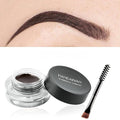 12 Colors Eyebrow Pomade Full-pigmented Long Lasting Waterproof Eyebrow Cream Gel Filling & Shaping Tinted Eyebrows Enhancers with Brush for Daily or Cosplay (03 Walnut)