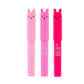 TONYMOLY Petit Bunny Lip Gloss 3 Pack – Easter Basket Stuffers for Girls, Cute Bunny Lip Gloss Set, Hydrating Korean Lip Crayon with Vitamin E, Moisturizing & Glossy Finish