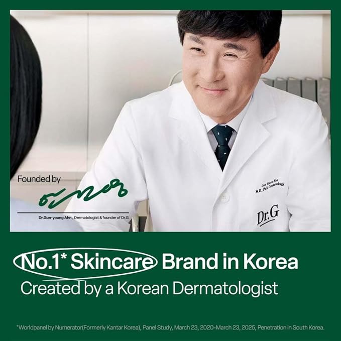 Dr. G R.E.D. Blemish Clear Soothing Toner - Korean Soothing Toner for Glowing Skin - Soothes Irritation Clear Skin - Mild Exfoliant - with AHA, BHA & Centella Asiatica - 10.14 fl oz