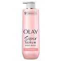 Olay Super Serum Body Wash for Normal Skin, 24hr Long Lasting Rich Hydration, 5+ Ingredient Complex for Bright, Even, Firm, & Luminous Skin, with Collagen Peptide, BHA, Vitamin C, 20 fl oz