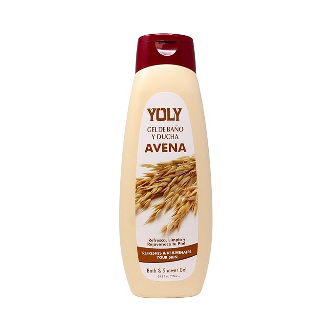 YOLY Oatmeal Body Wash - Daily Moisturizing, Refreshing & Rejuvenating, 25.3 Fl Oz