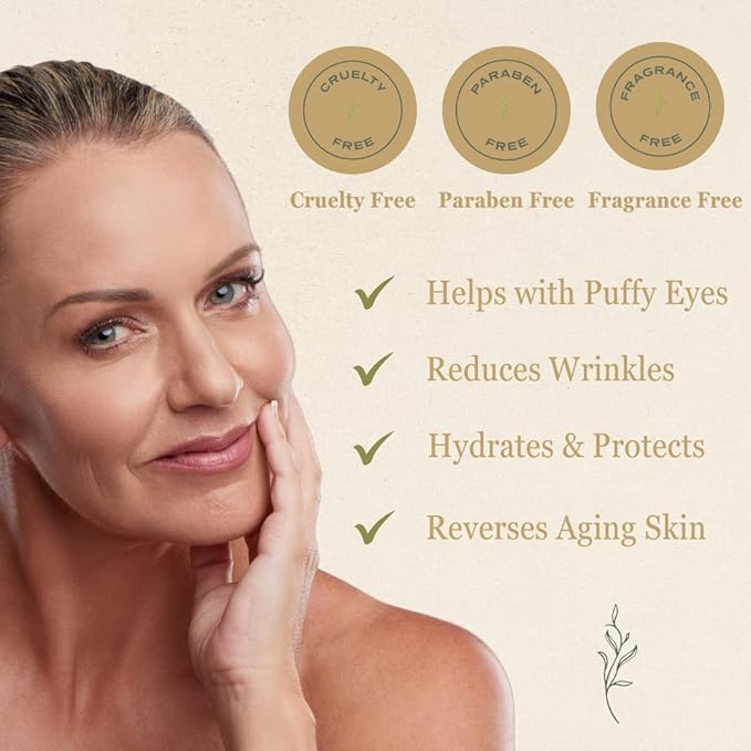 Eye Restore Cream – Under Eye Cream For Puffiness And Bags Under Eyes, 1.7 Oz – Revive, Firm & Lift Tired Eyes & Reduce Fine Lines & Wrinkles – Anti-Aging Collagen Boosting for Men & Women
