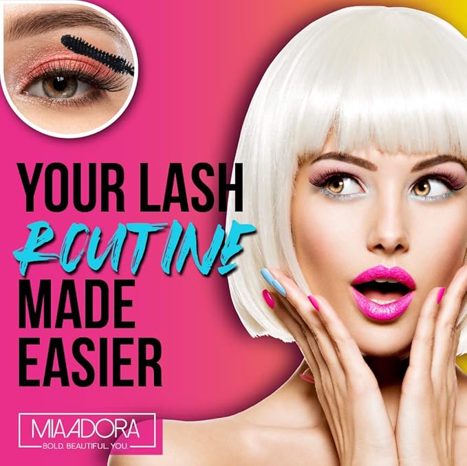400X Pure Silk Fiber Lash Mascara [Ultra Black Volume and Length], Longer & Thicker Eyelashes. Waterproof, Long Lasting, Instant & Very Easy to Apply, Smudge-proof, Hypoallergenic