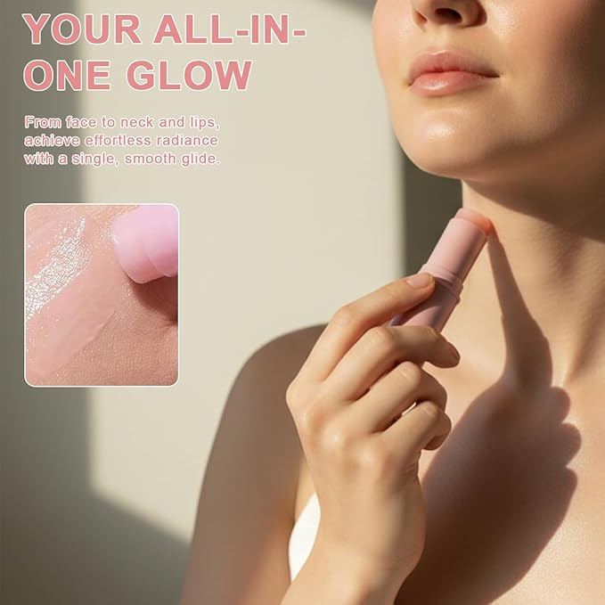 PDRN Pink Collagen Volume Multi Balm Stick 2 Pack, Hydrating Wrinkle Balm for Face & Body, Collagen Plumping Stick for Under Eyes, Neck, Forehead, Smile Lines & Lips, Radiance & Smoothing Care