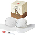 ANAI RUI Coconut Lip Scrub & Lip Mask Set with Shea Butter, Lip Scrubber Exfoliator Enriched with Vitamin E, Sugar Scrub for Dry Lips, Hydrating Lip Mask, Gifts For Women